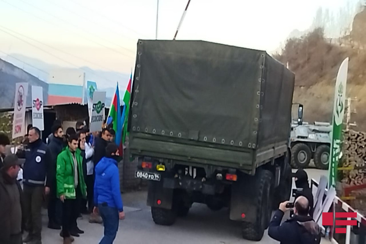 Bu gün Laçın-Xankəndi yolundan 20 avtomobil keçib  - FOTO  - VİDEO  - YENİLƏNİB 2 