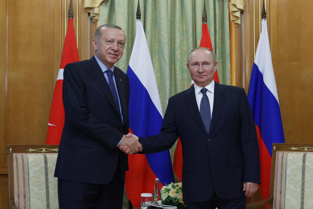 Recep Tayyip Erdogan, Turkish President  and Vladimir Putin, Russian President