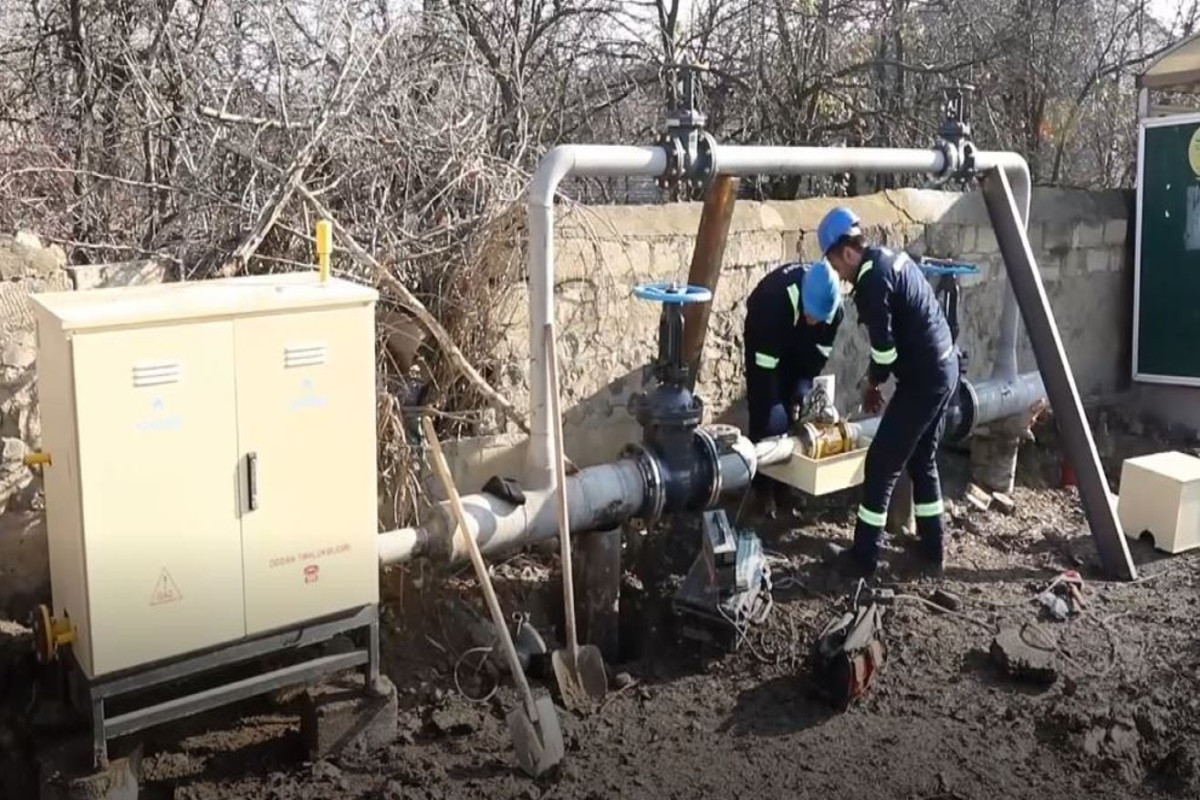 Завершена прокладка газопровода в село Талыш-ВИДЕО 