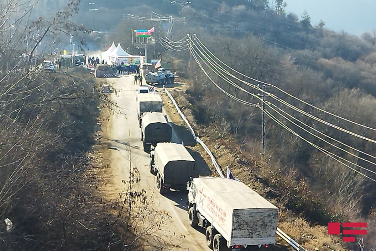 Laçın-Xankəndi yolundan gün ərzində RSK-nın 24 maşını keçib - FOTO  - YENİLƏNİB-2 