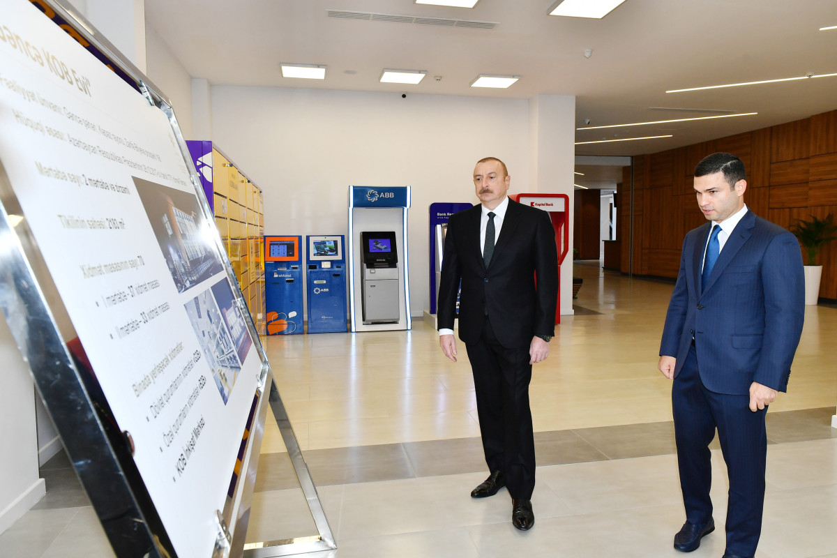 Президент Ильхам Алиев принял участие в открытии «Бакинского дома МСБ»