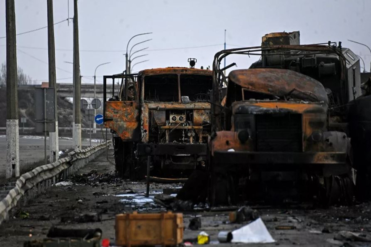 Ukrayna SQ Baş Qərargahı: Rusiya ordusunun Krım yaxınlığındakı toplaşma məntəqəsi məhv edilib