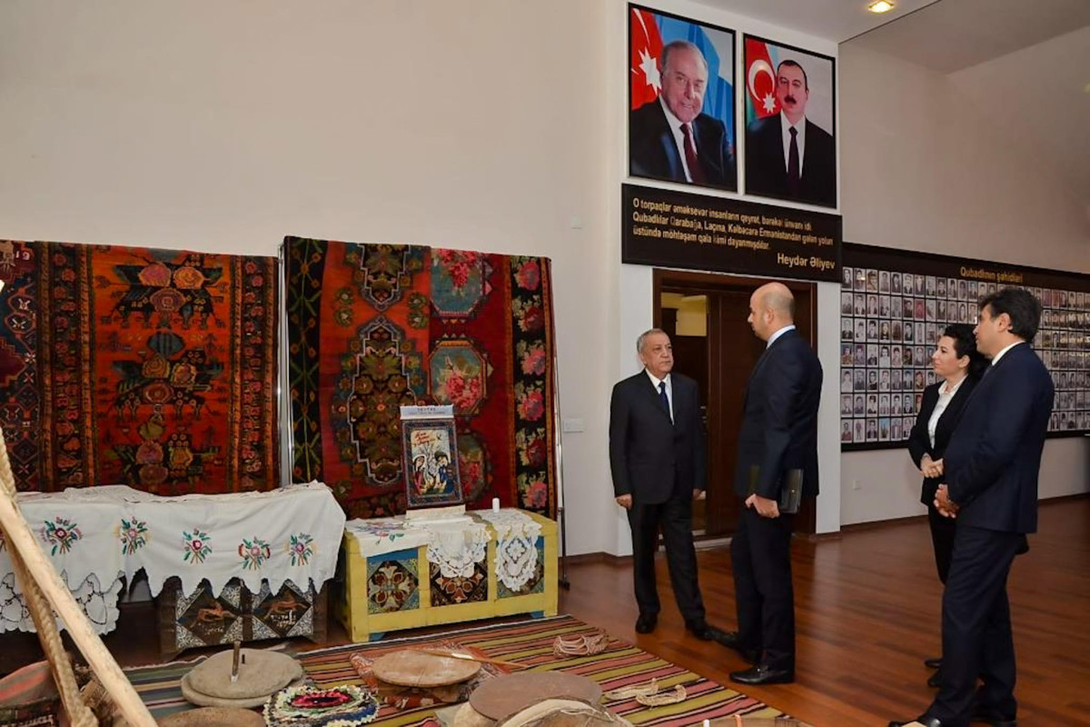 Azerbaijani President's special representative informed Gubadli residents about the restoration works-PHOTO 