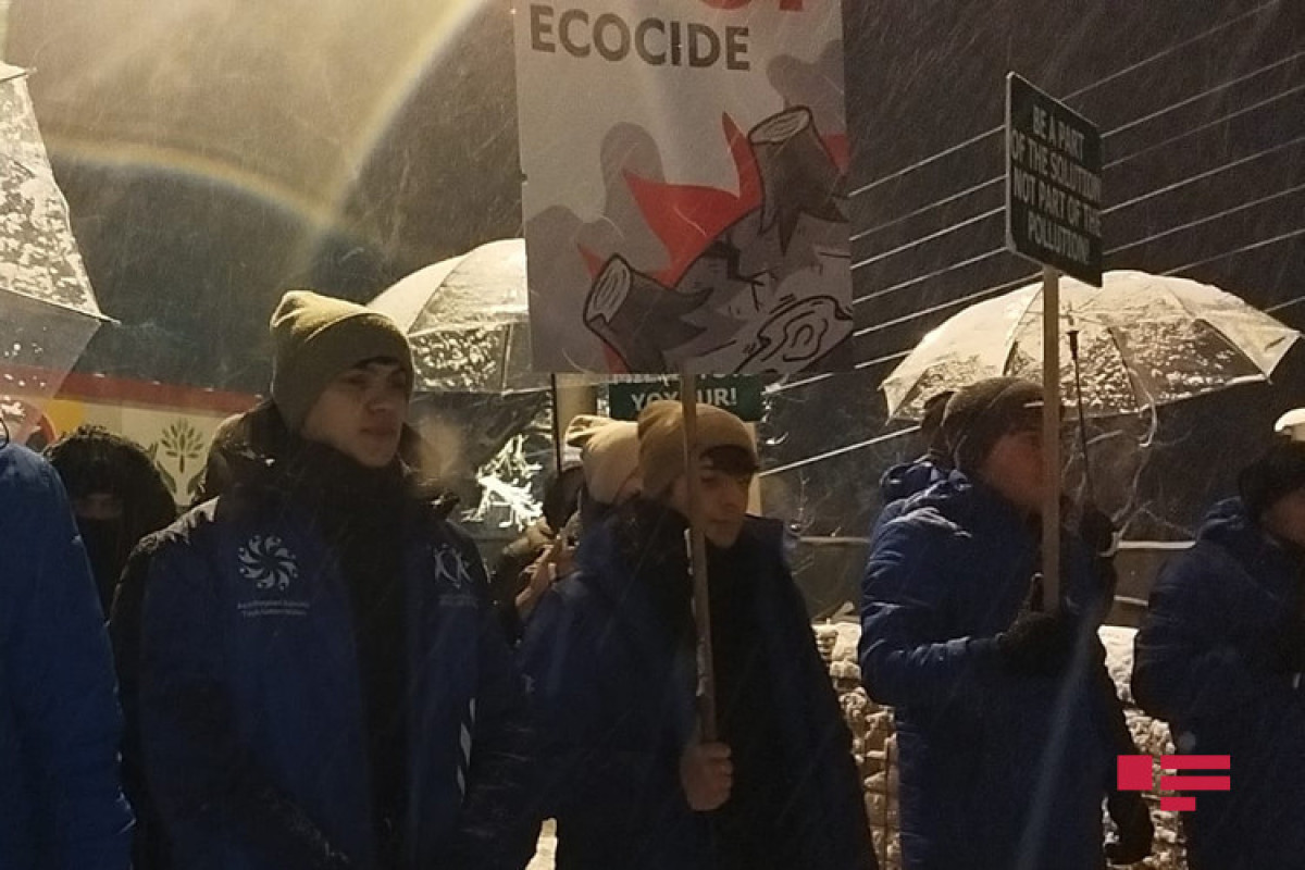 Несмотря на снежную погоду, протесты на дороге Лачин-Ханкенди продолжаются уже 28 дней-ФОТО -ВИДЕО 
