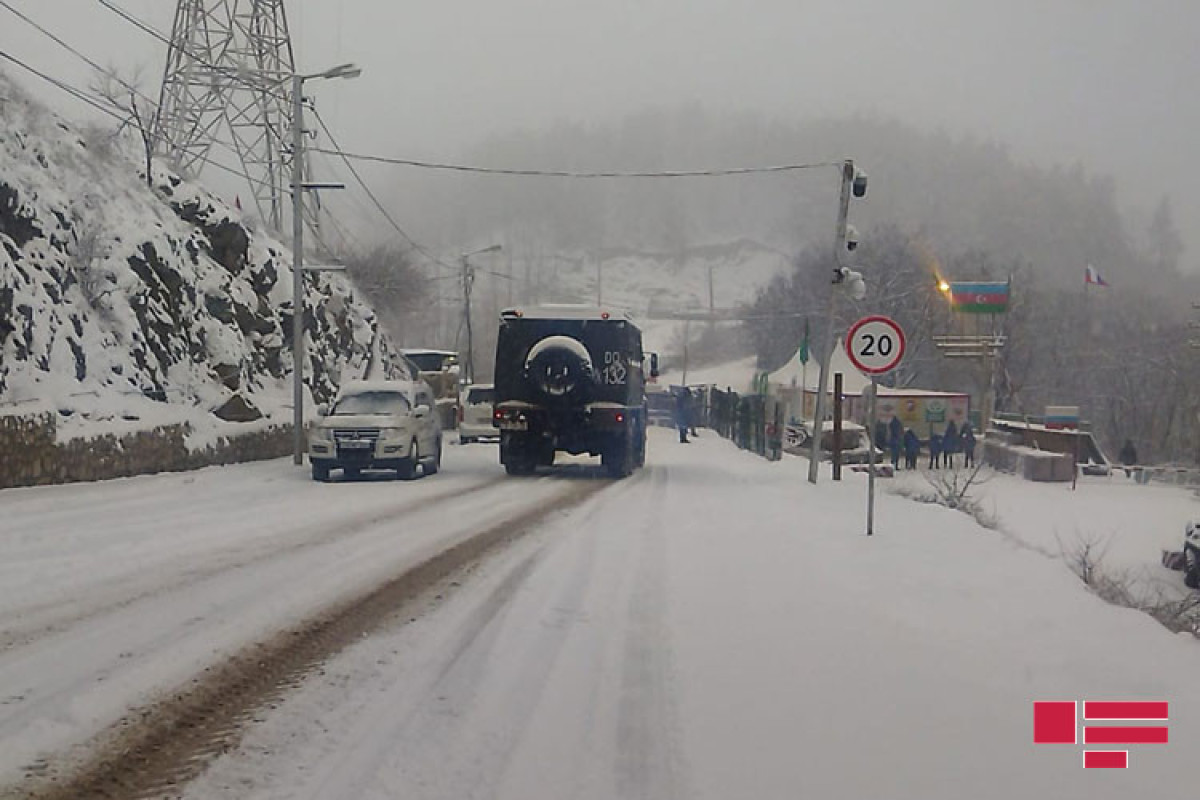 Height of snow in Shusha reached 8 cm-VIDEO 