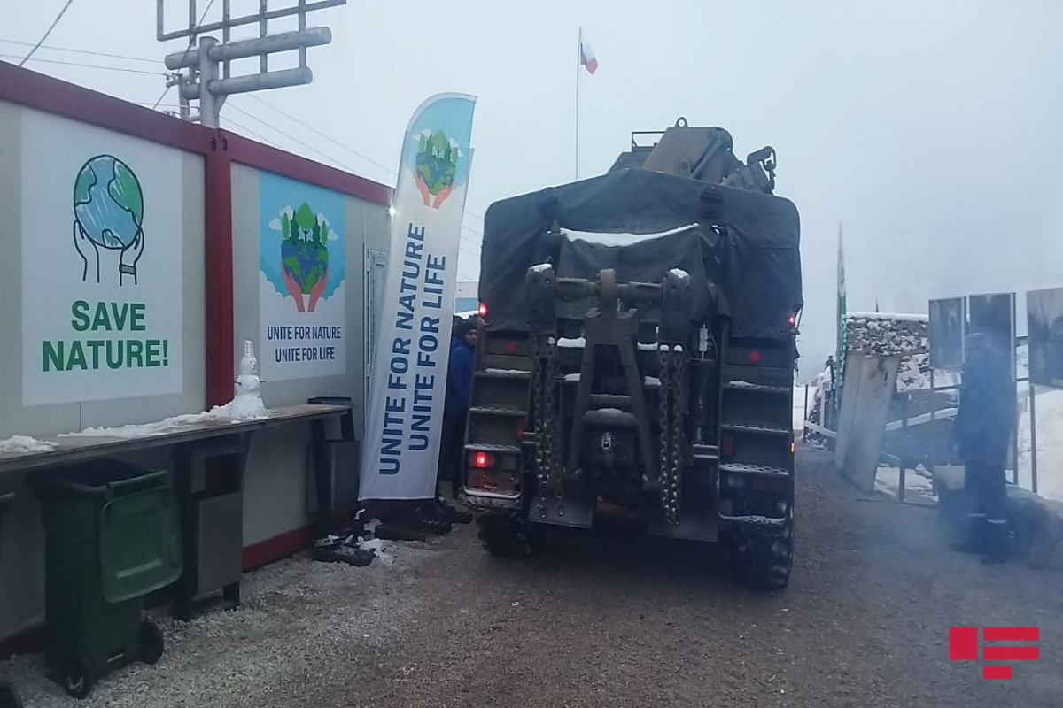 По дороге Лачин-Ханкенди проехала колонна автомобилей РМК - ФОТО-ВИДЕО-ОБНОВЛЕНО-2 