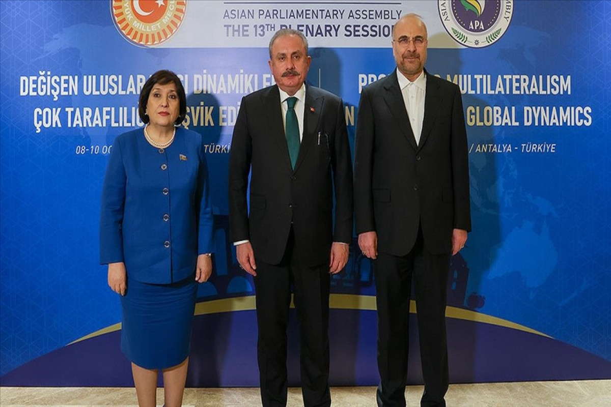 Azerbaijani, Turkish and Iranian parliament speakers meet in Baku-UPDATED-1 -PHOTO 