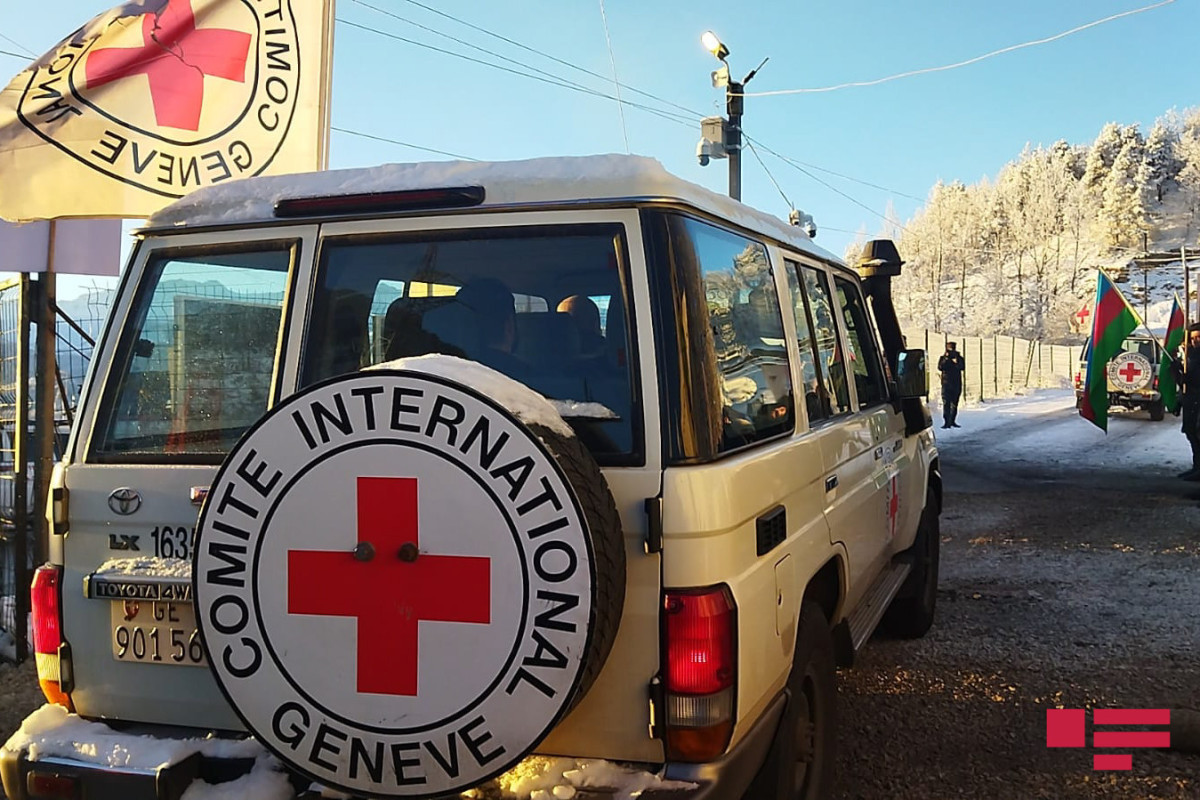 2 ICRC vehicles passed through Lachin road-VIDEO -UPDATED 