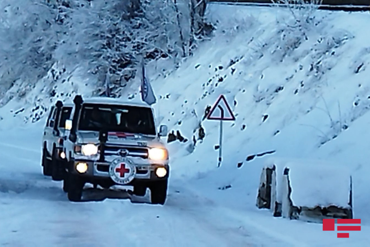 2 ICRC vehicles passed through Lachin road-VIDEO -UPDATED 