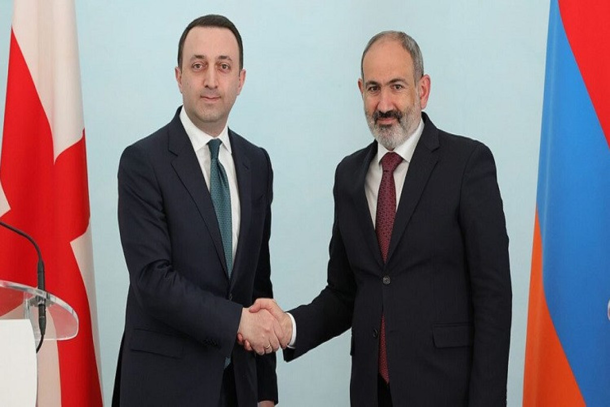 Irakli Garibashvili,  Georgian Prime Minister and Nikol Pashinyan