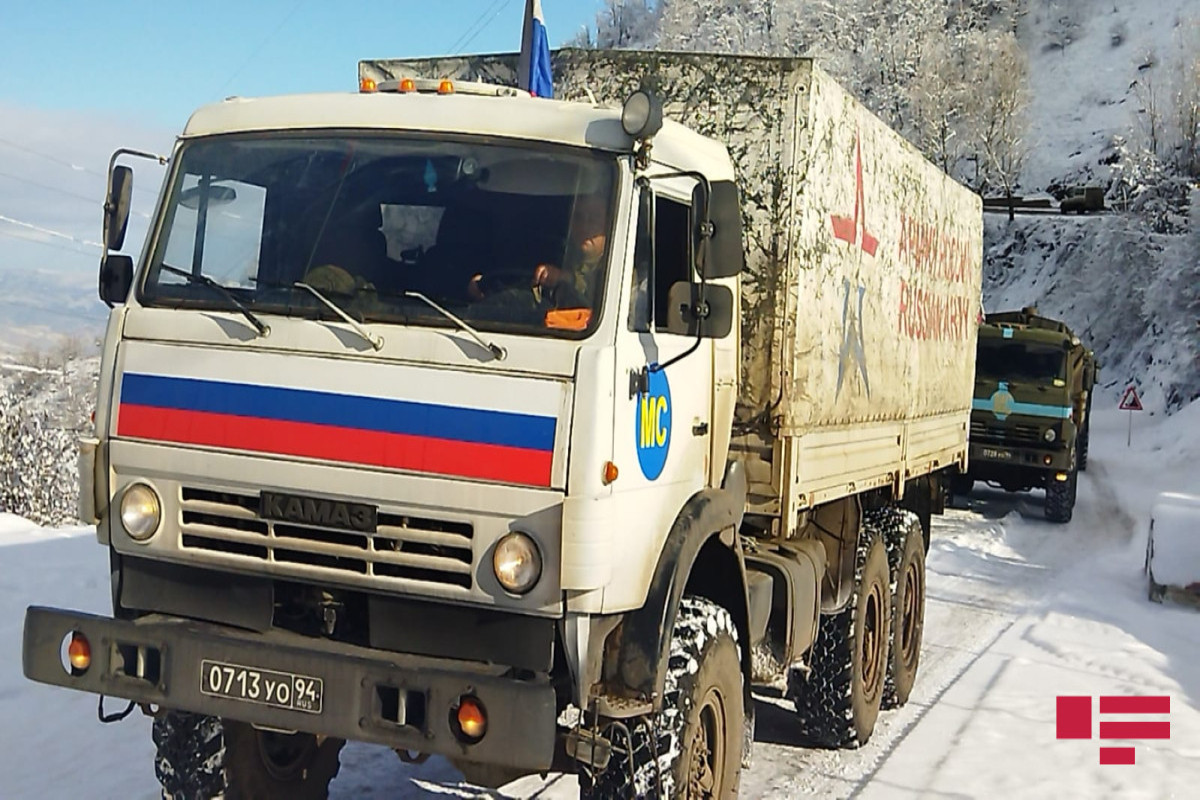 Russian peacekeepers walked through Lachin-Khankandi road-VIDEO -UPDATED 