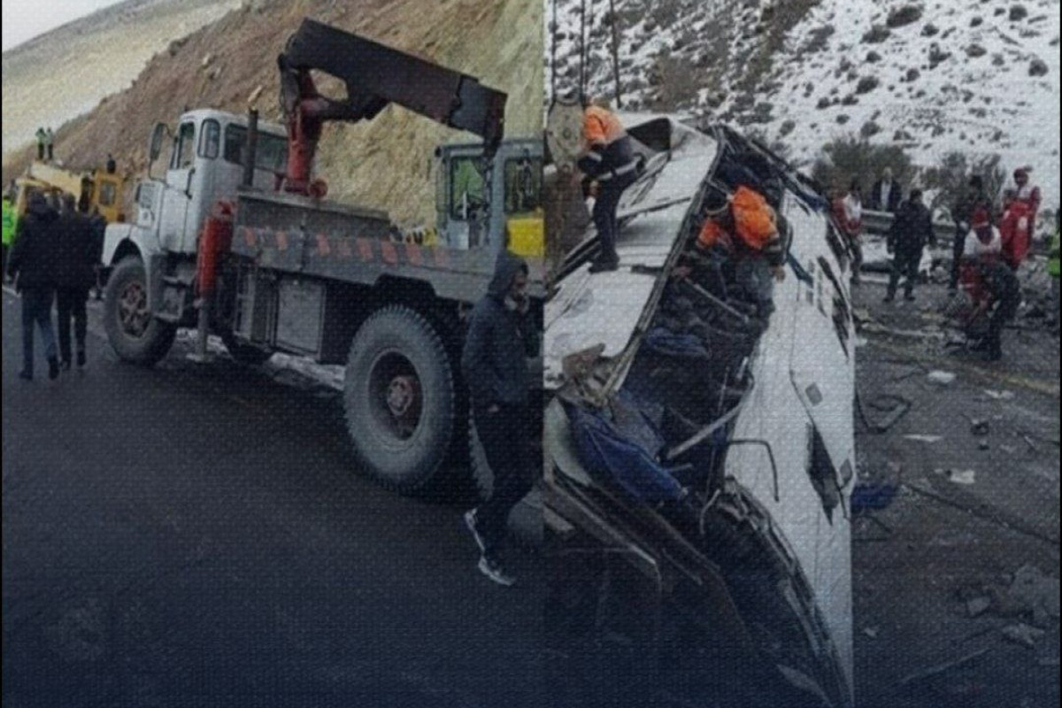 İranda yol qəzasında 5 nəfər ölüb