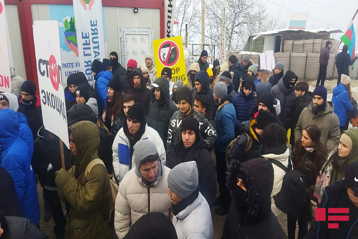 Laçın-Xankəndi yolunda etirazlar 32 gündür davam edir - FOTO  - VİDEO  - YENİLƏNİB 