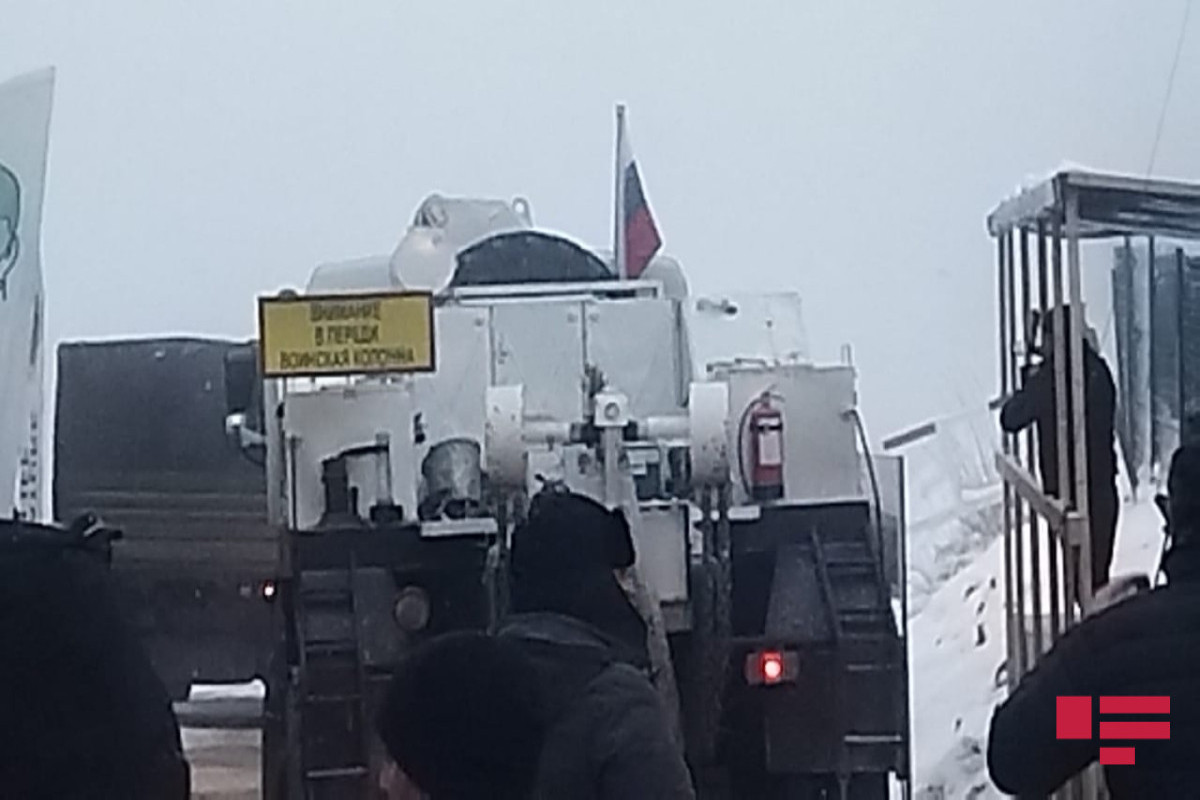 Создан беспрепятственный проезд  колонны и военнослужащих РМК по дороге Лачин-Ханкенди -ОБНОВЛЕНО-1 