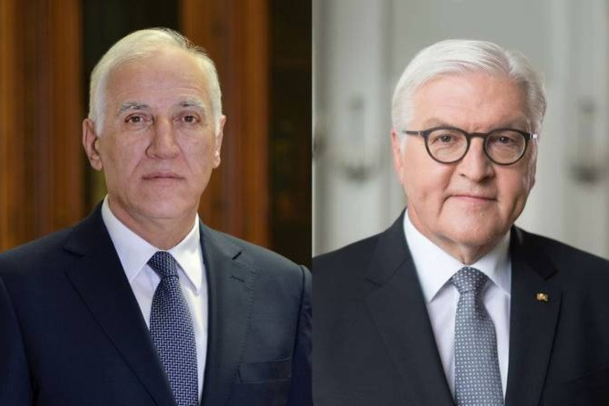 President of Armenia Vahagn Khachaturyan and President of Germany Frank-Walter Steinmeier