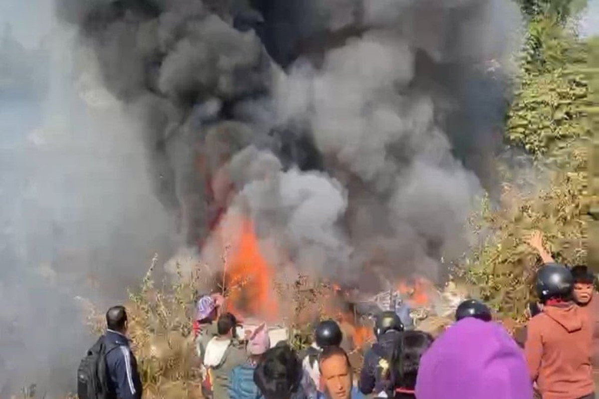 Nepal plane crash with 72 onboard leaves at least 40 dead