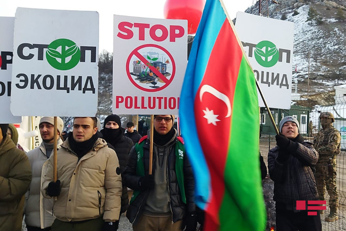 Peaceful protests on Azerbaijan's Lachin-Khankendi road enter 36th day-PHOTO 
