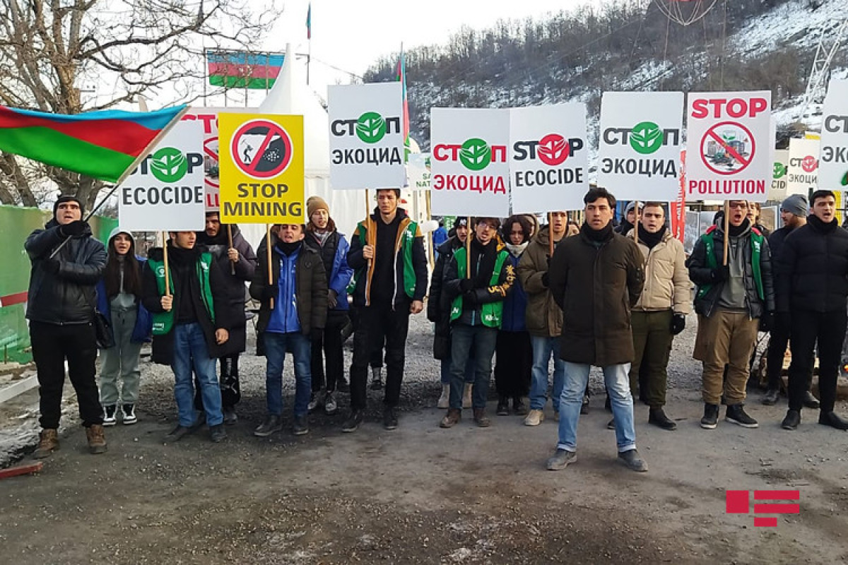 Протесты экоактивистов на дороге Лачин-Ханкенди продолжаются 36-й день-ФОТО 