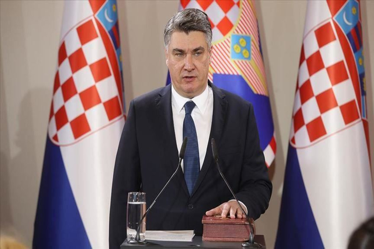 Croatian President Zoran Milanovic