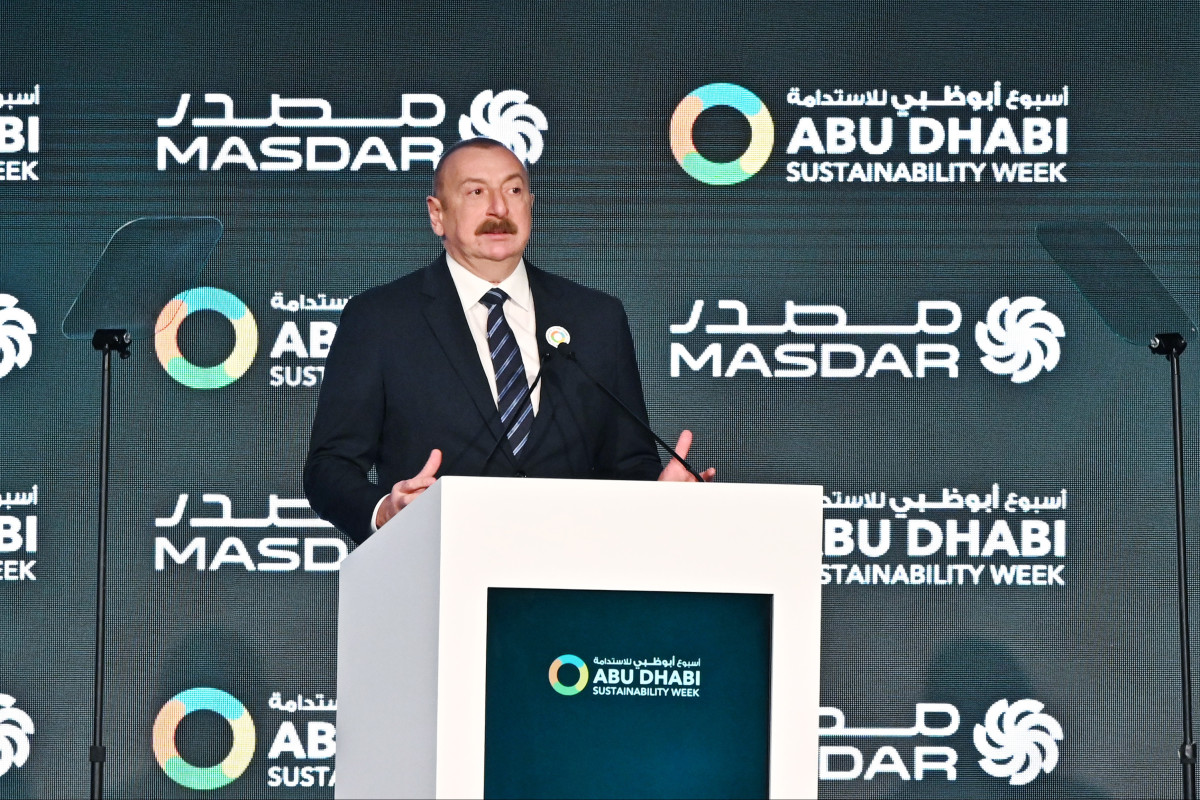 Prezident: Bu gün Azərbaycan nəinki öz enerji tələbatını təmin edir, həmçinin xam neft, təbii qaz və elektrik enerjisi ixrac edir
