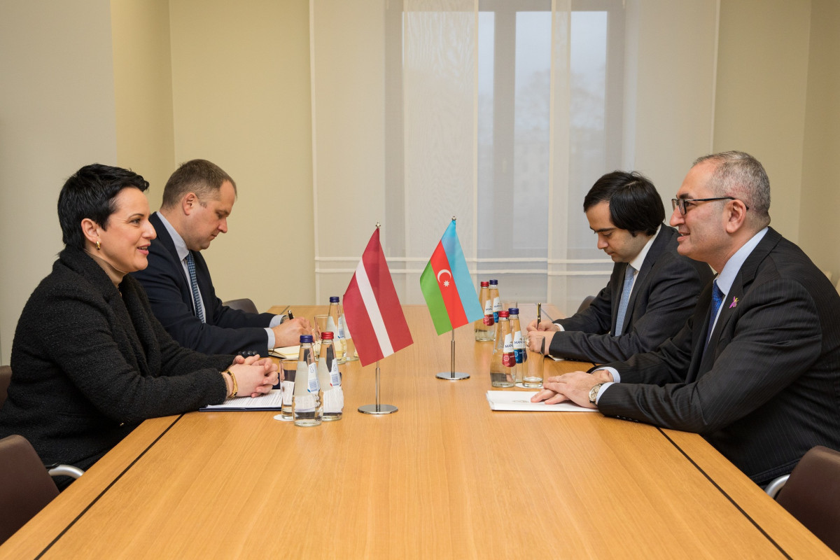 Azerbaijani ambassador meets with the parliamentary secretary of Latvian MFA