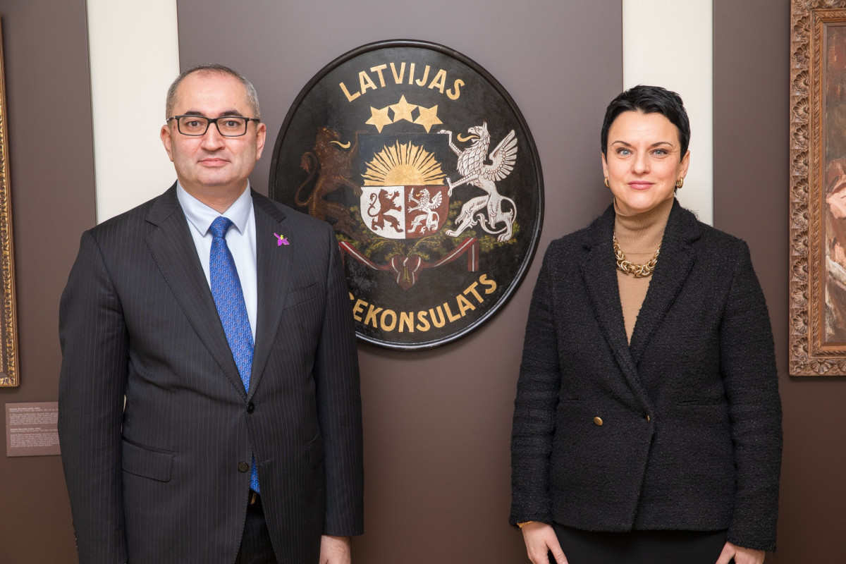 Azerbaijani ambassador meets with the parliamentary secretary of Latvian MFA