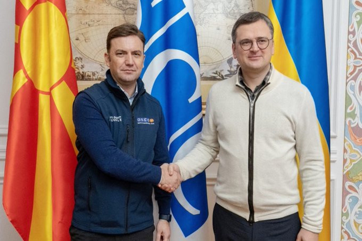 Kuleba meets with OSCE Chairman in Kyiv