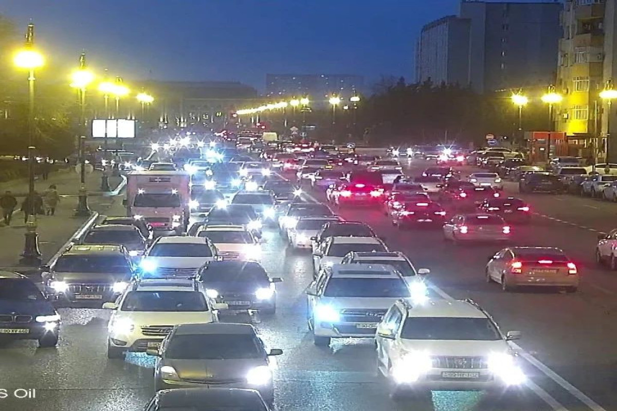 Bakıda sıxlıq olan yollar açıqlanıb - FOTO 