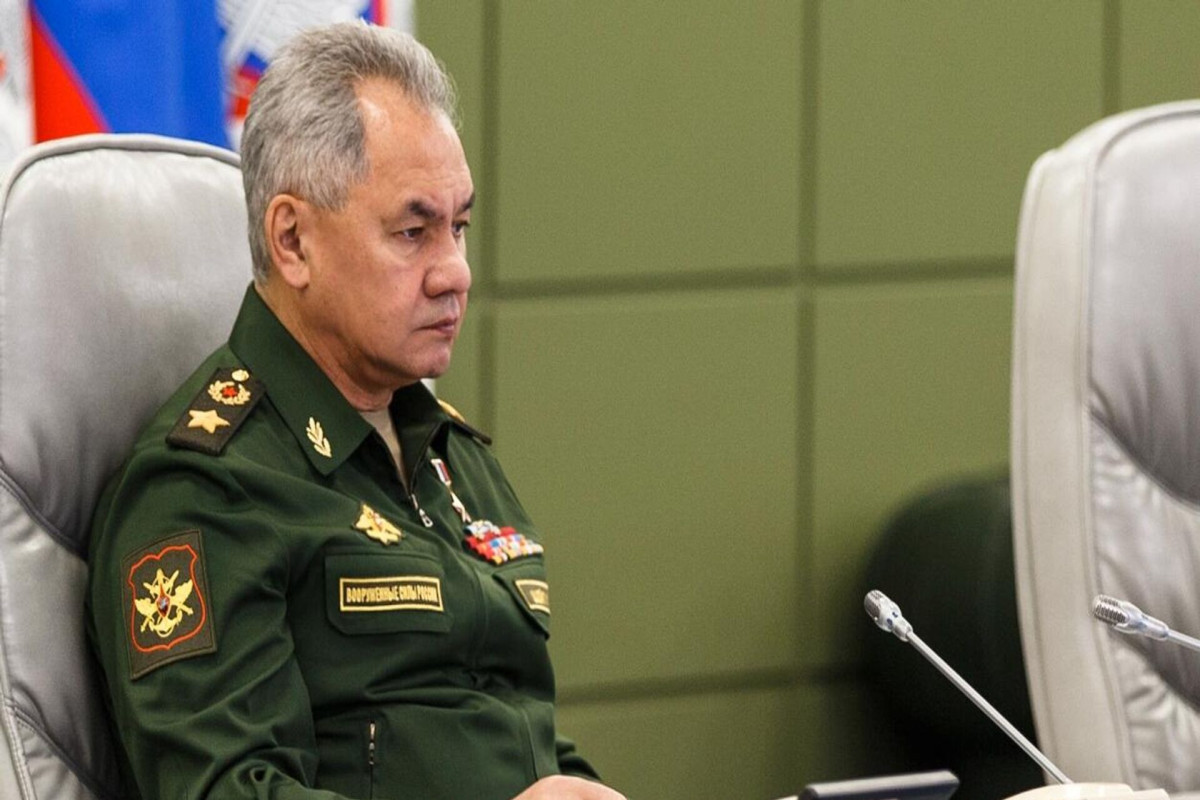 Russian Defense Minister General of the Army Sergei Shoigu