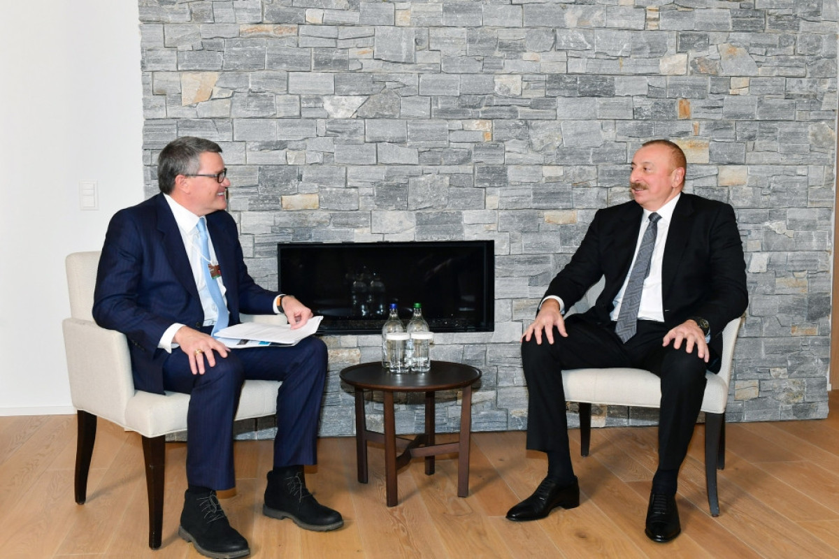 President Ilham Aliyev met with Senior Vice President and Global Innovation Officer for CISCO in Davos-UPDATED 