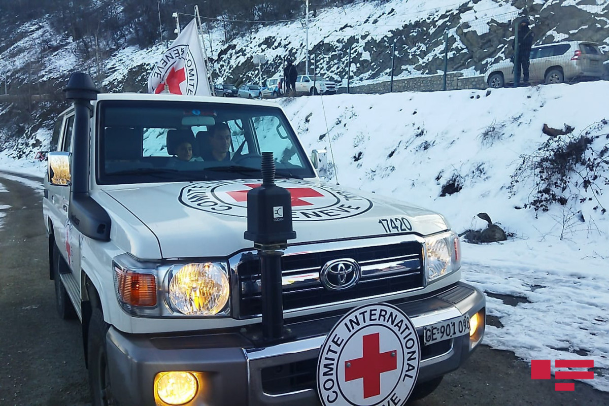 Vehicles belonging to ICRC passed through the Lachin-Khankendi road-VIDEO -UPDATED 