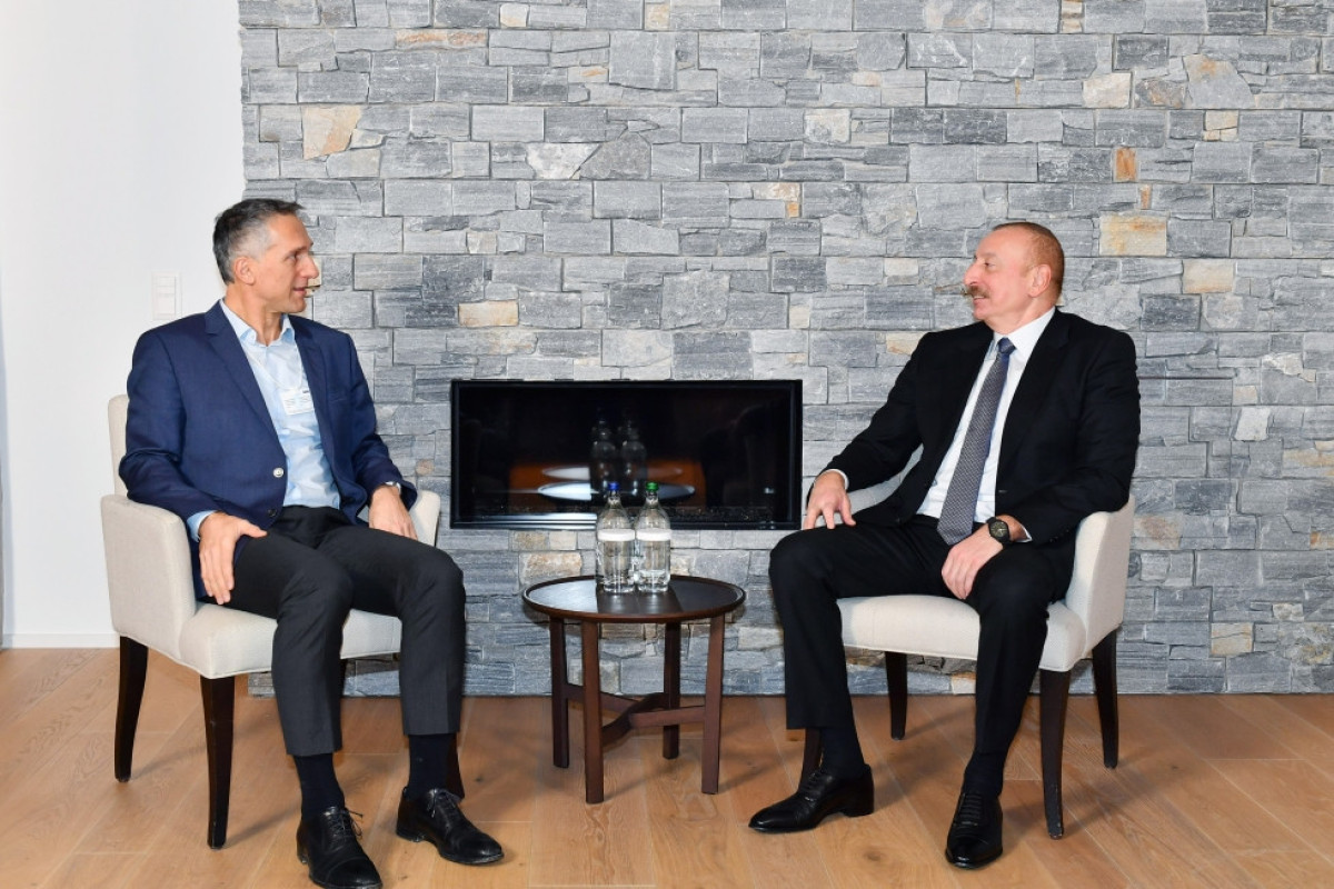 President Ilham Aliyev met with Chief Executive Officer of Signify in Davos-UPDATED 