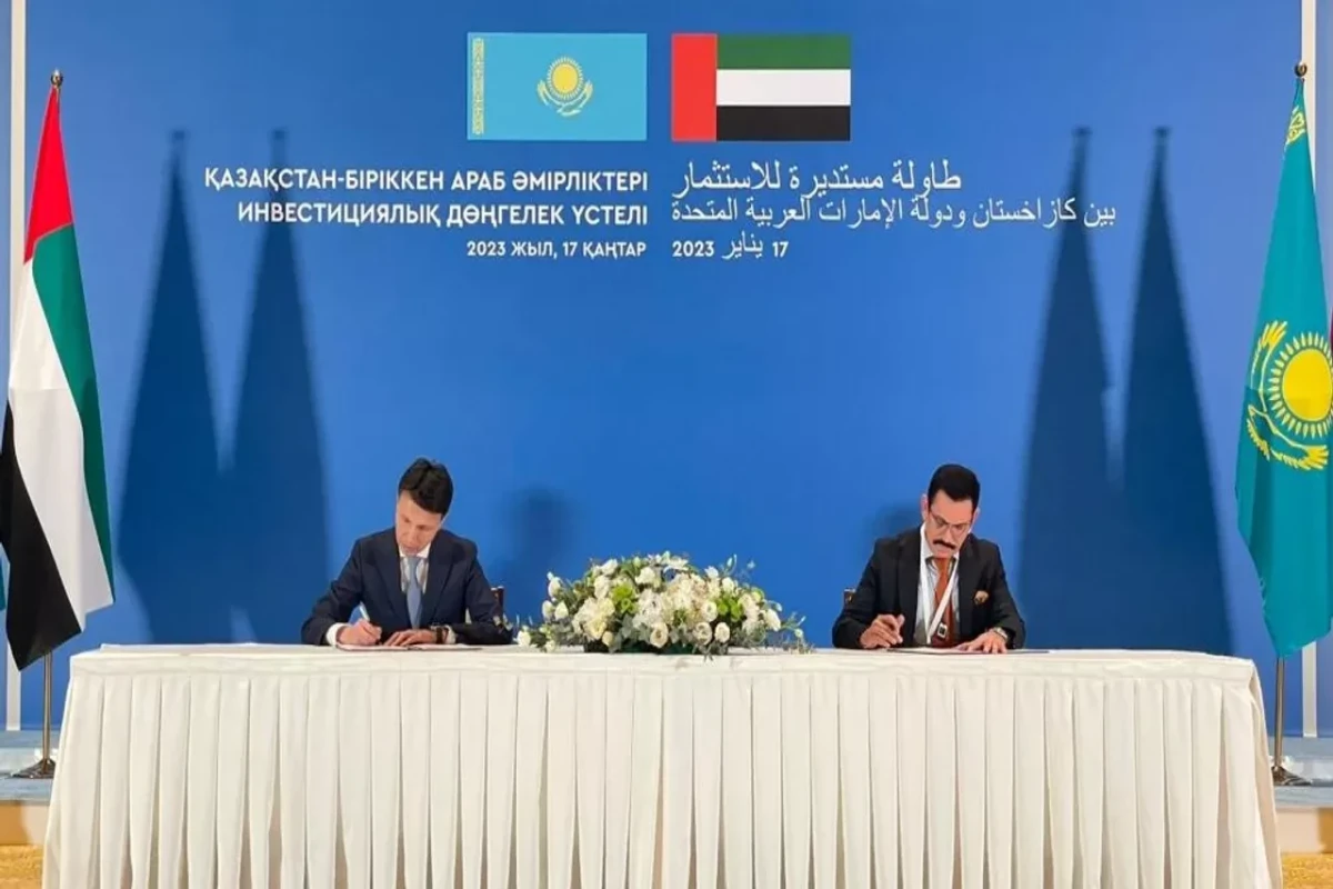 Казахстан и ОАЭ подписали коммерческие документы на $2,5 млрд