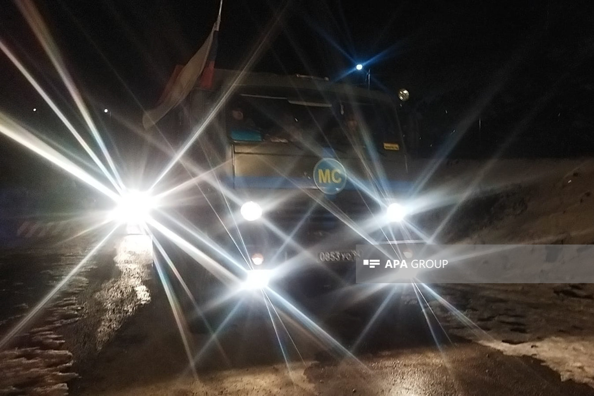 25 vehicles belonging to RPC passed through Azerbaijan's Lachin-Khankandi road during the day-VIDEO -UPDATED-2 