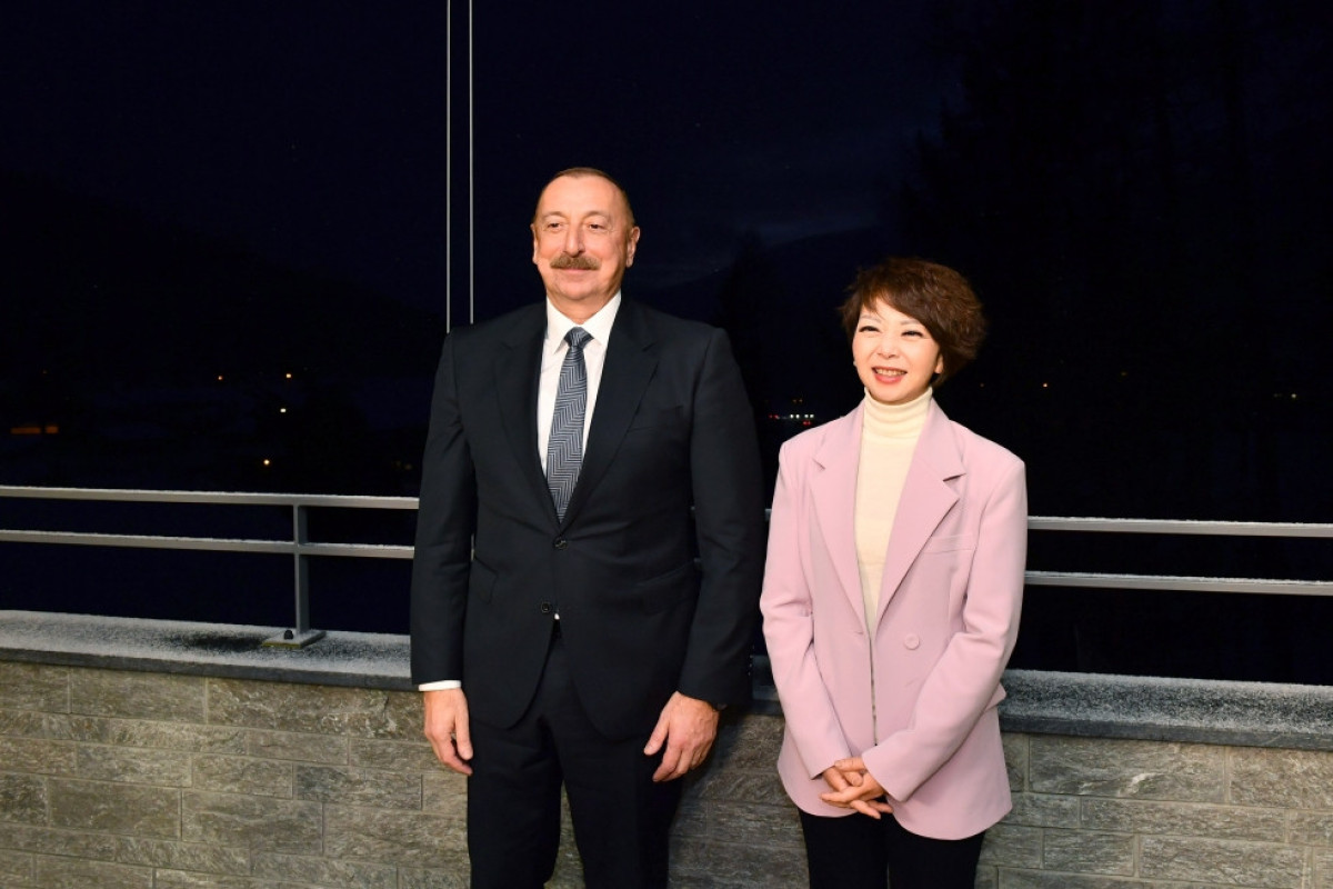 Президент Ильхам Алиев в Давосе дал интервью китайскому телеканалу CGTN