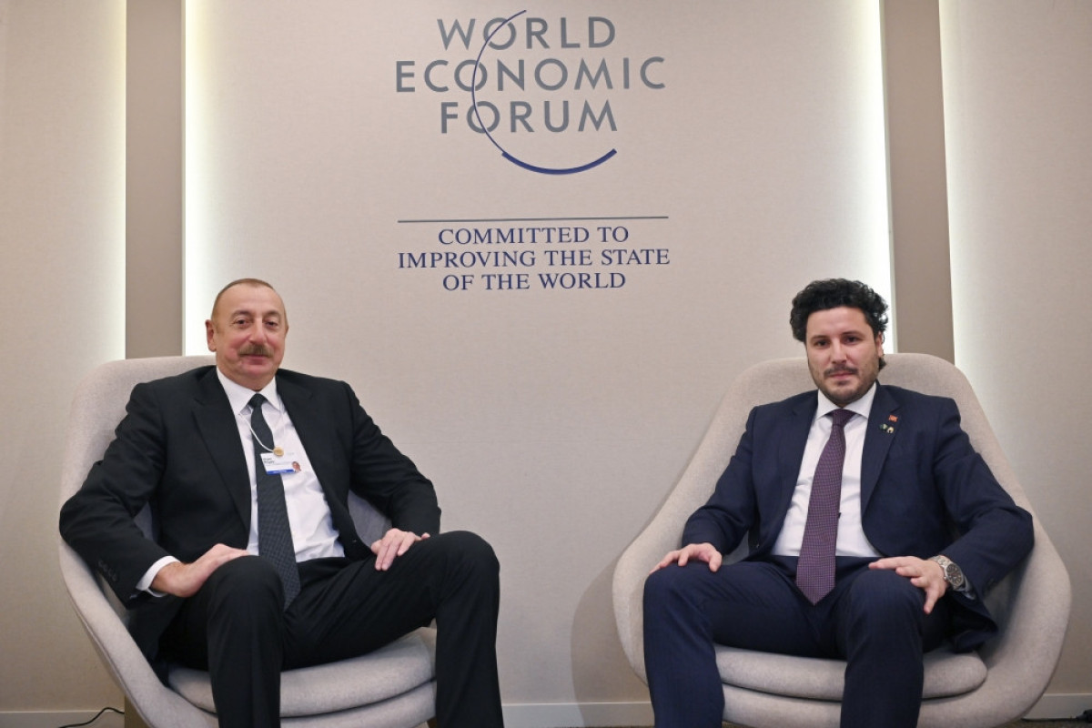 President of Azerbaijan Ilham Aliyev and Prime Minister of Montenegro Dritan Abazovi