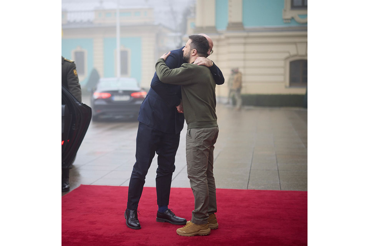 Шарль Мишель встретился с Зеленским в Киеве