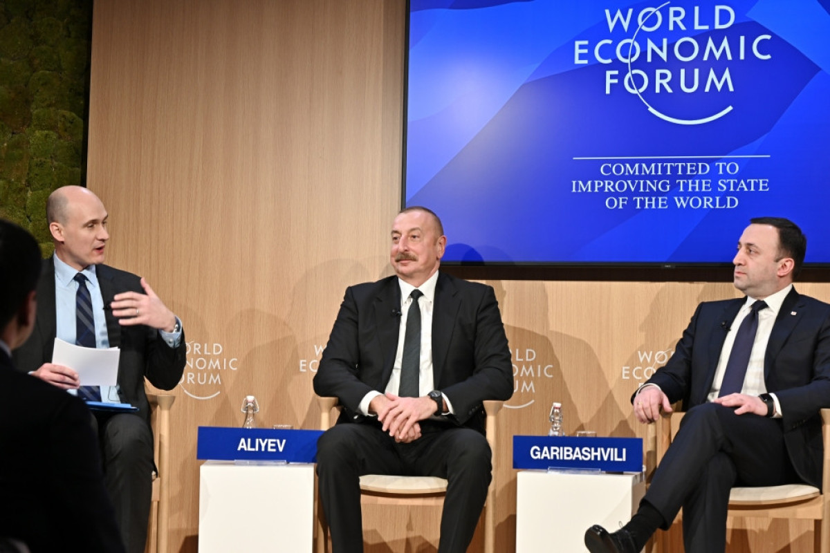 President Ilham Aliyev attended plenary meeting held as part of World Economic Forum-UPDATED 