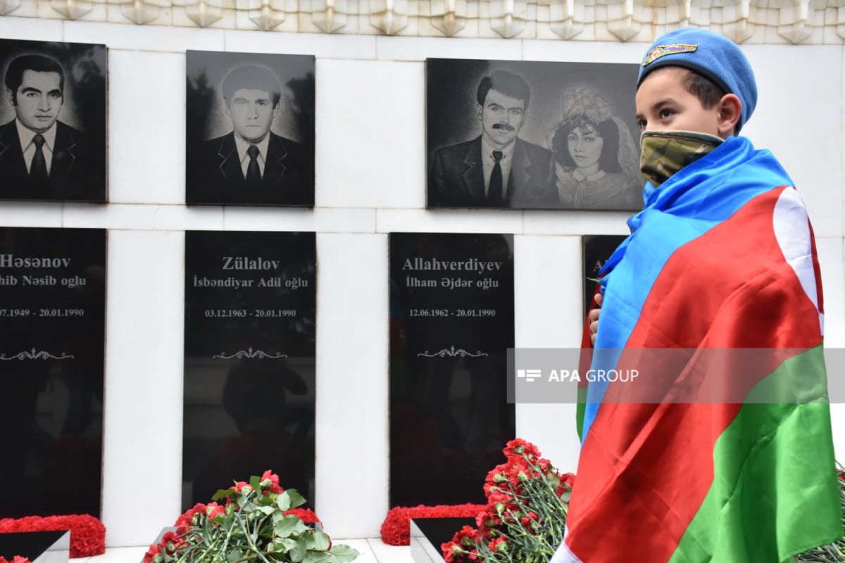 Epoch of heroism and national pride: Azerbaijani people honor the martyrs of January 20-PHOTOLENT 