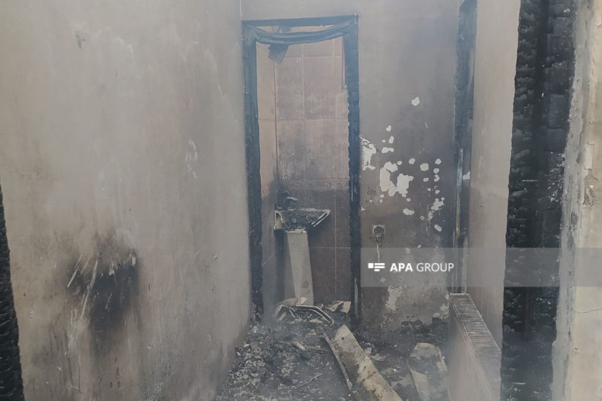 Zaqatalada 15 otaqlı ev yanıb - FOTO 