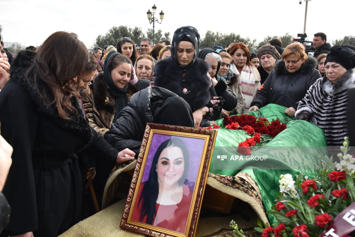 Церемония прощания с Тунзалей Алиевой