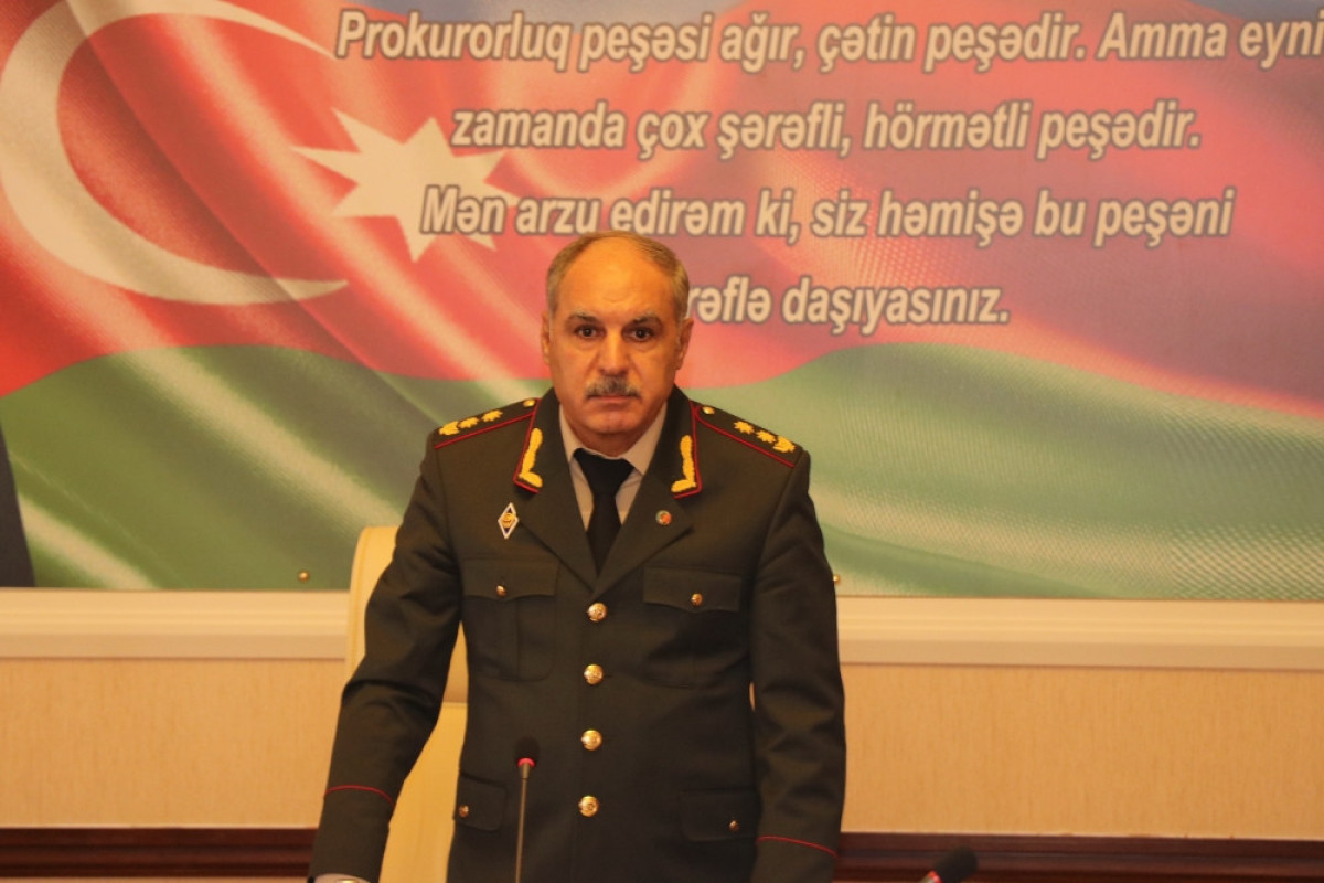 Deputy Prosecutor General of the Republic of Azerbaijan - Military Prosecutor of the Republic of Azerbaijan, Lieutenant General of Justice Khanlar Valiyev