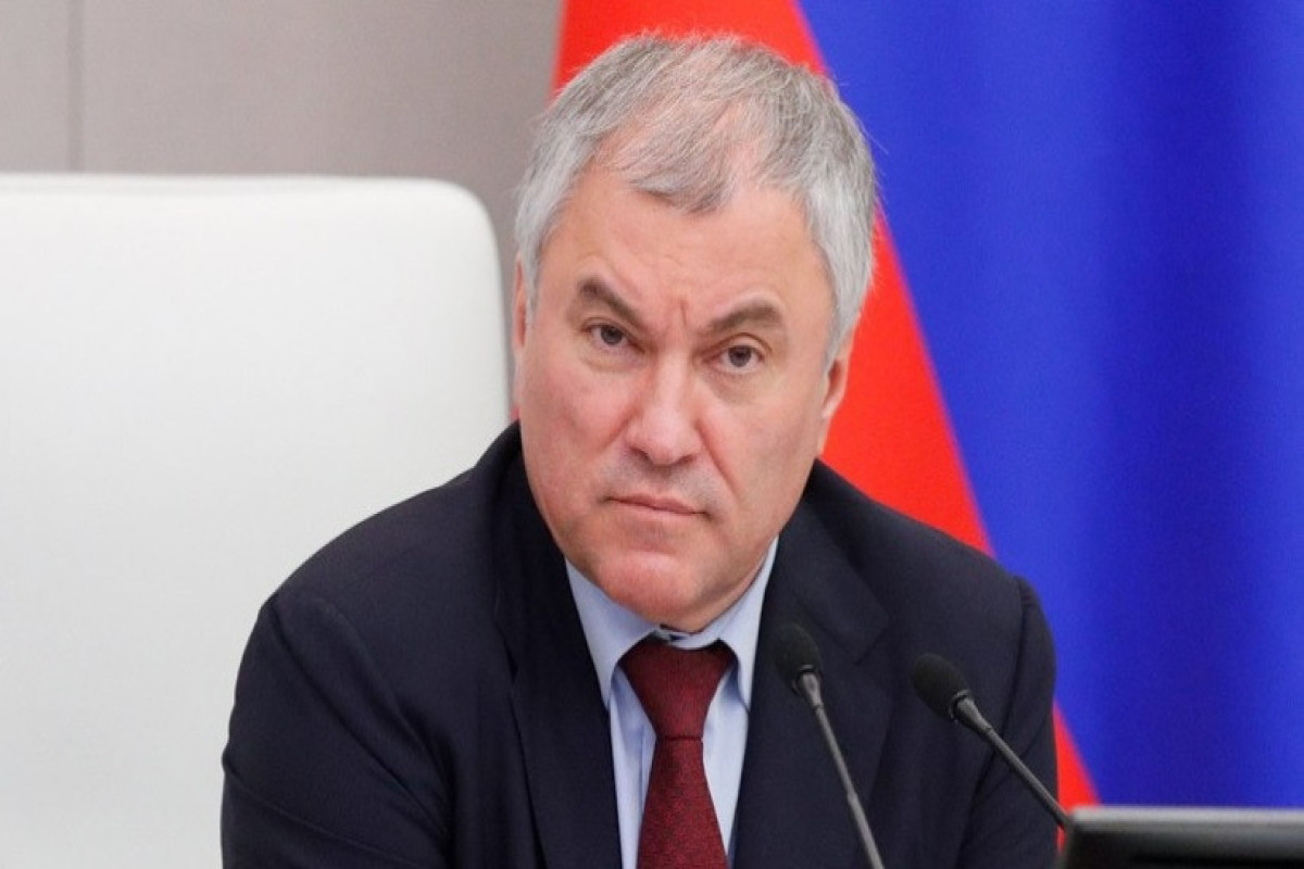 Russian State Duma Speaker Vyacheslav Volodin