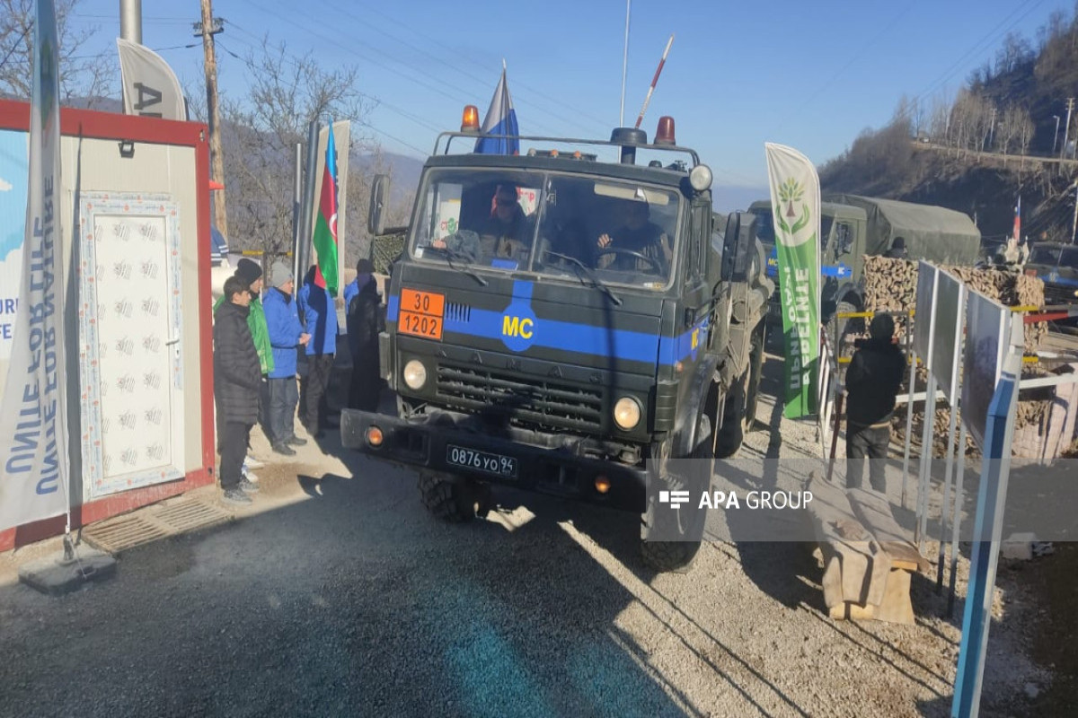 61 vehicles belonging to RPC  passed through Azerbaijan's Lachin-Khankandi road without hindrance today-VIDEO -UPDATED-7 