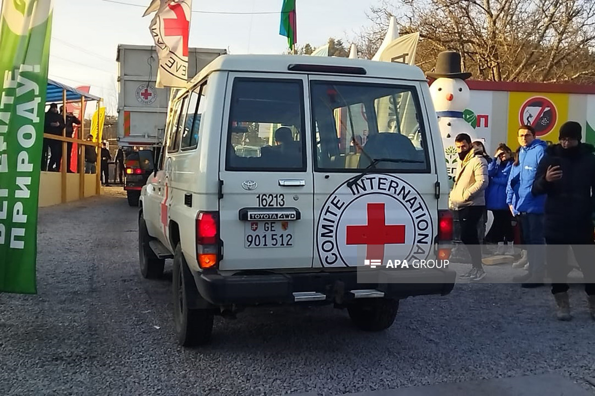 Seven ICRC vehicles passed freely through Azerbaijan's Lachin-Khankendi road-PHOTO -VIDEO 