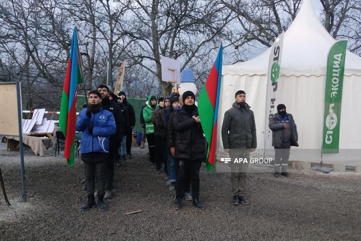 Peaceful protests of Azerbaijani eco-activists on Lachin–Khankandi road enter 44th day-VIDEO 
