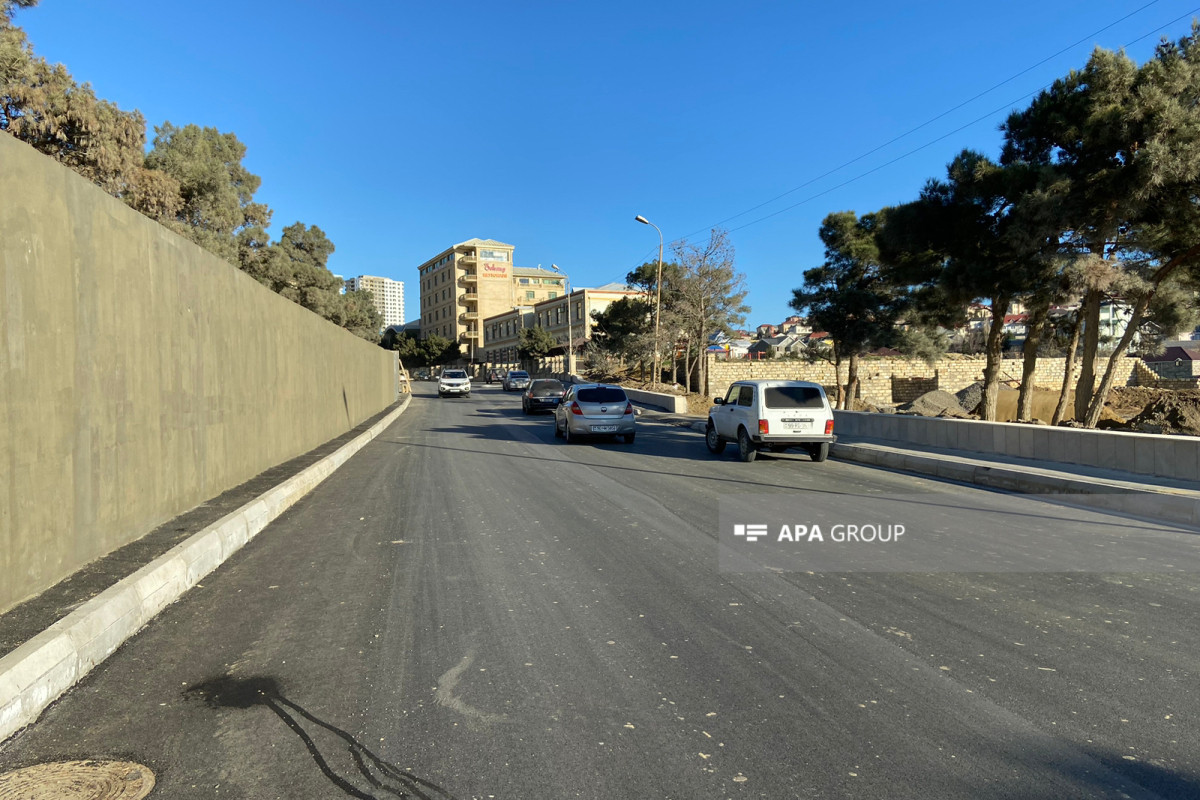 В Баку восстановлено движение на дороге Бадамдар-20-й участок