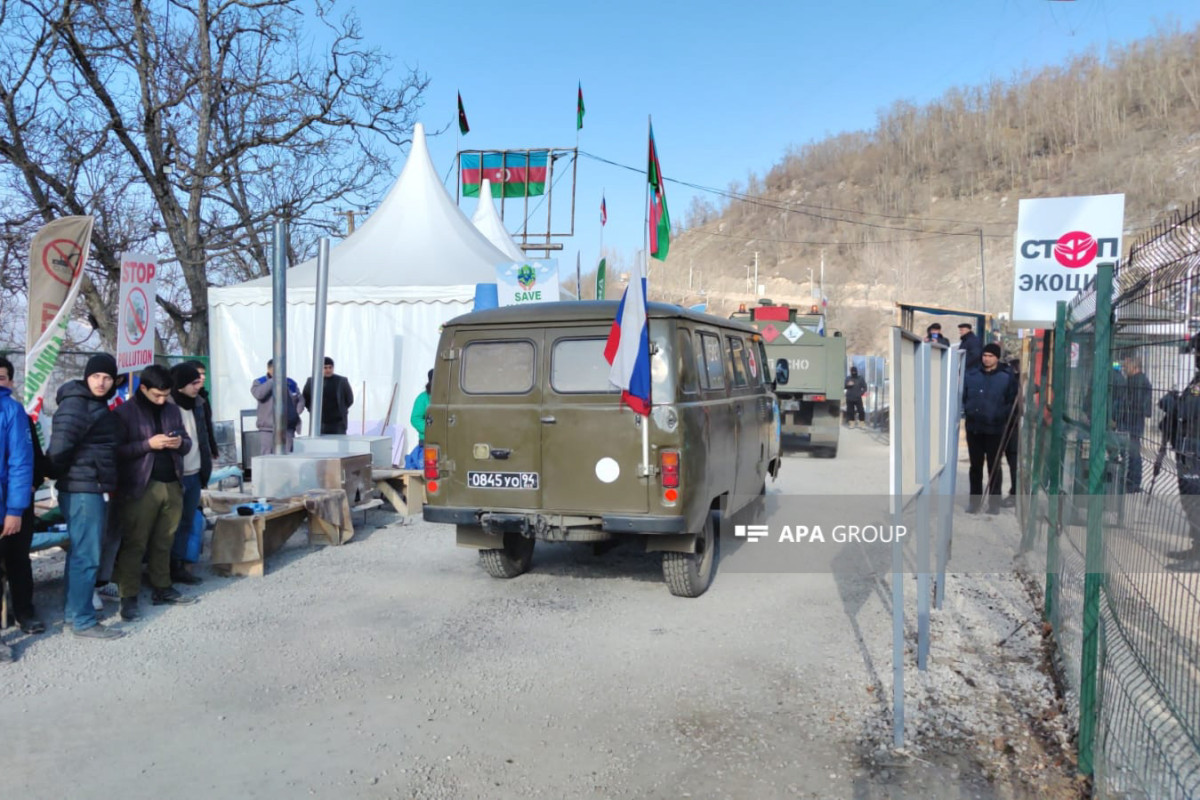 37 vehicles belonging to RPC unimpededly passed through Azerbaijan's Khankandi-Lachin road during the day -VIDEO -UPDATED-5 