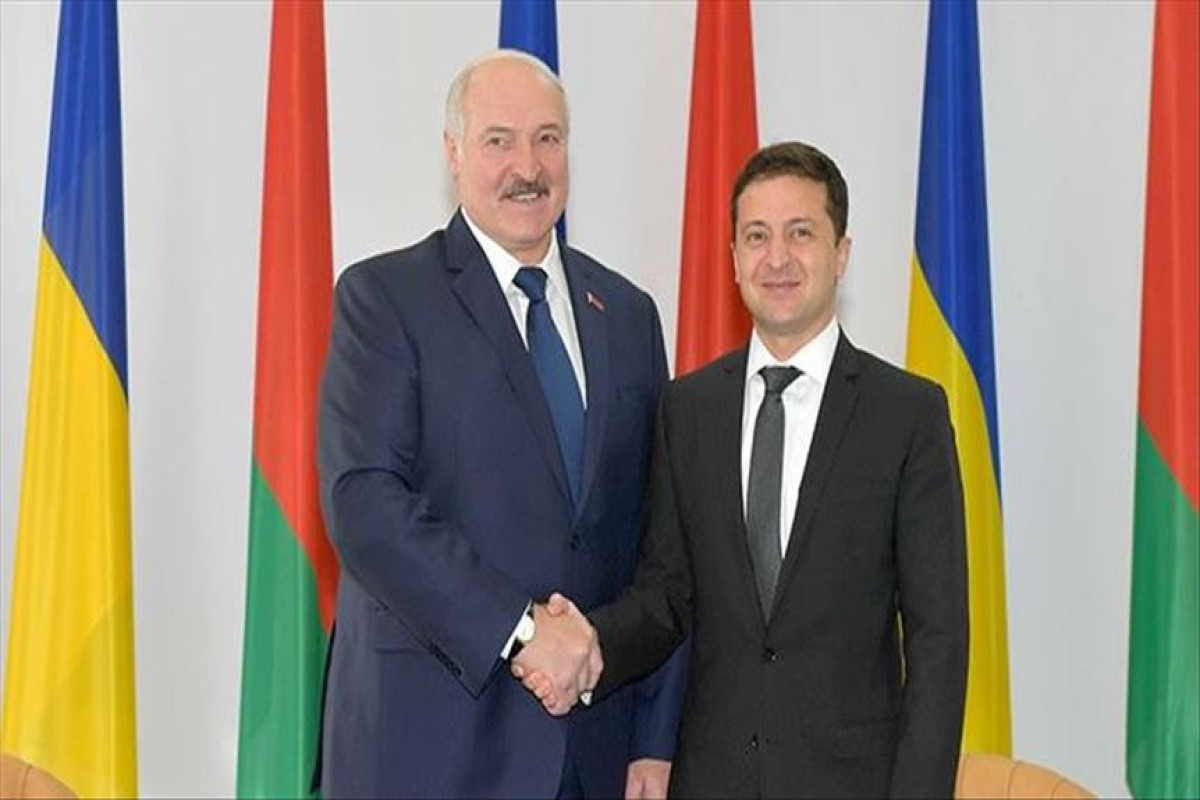 Belarusian President Alexander Lukashenko, Ukrainian President Vladimir Zelensky