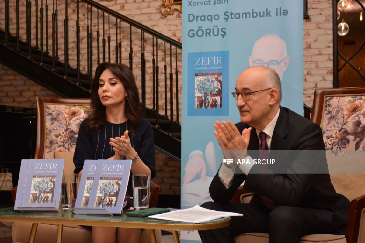 Xorvatiyalı şairin Azərbaycan dilinə çevrilmiş kitabının təqdimatı olub - FOTO 